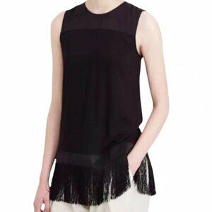 So cute! J. Crew Sleeveless Fringe Tunic Size Small